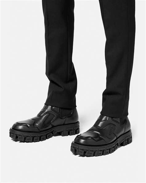 versace boots migos|Greca Portico Boots Black .